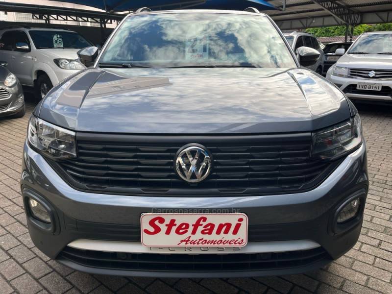VOLKSWAGEN - T-CROSS - 2021/2021 - Cinza - R$ 101.000,00